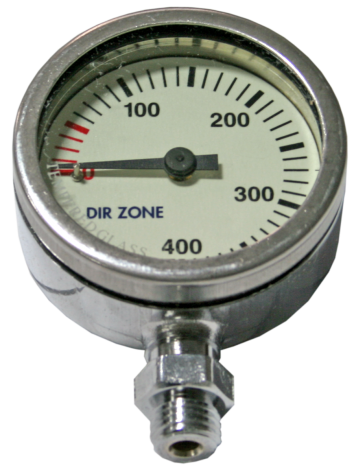 Manometer, DZ, 52mm, 0-400bar (met DIRzone logo)