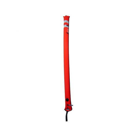 Decoballon, Halcyon, Super SLIM Diver's Alert Marker, 6' (1.8 m) long, closed circuit, orange