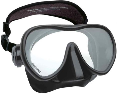 Masker, Oceanic, Shadow - Frameless / zwart